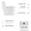 Toilette allongée une pièce 1,28 GPF (siège inclus)-53797660