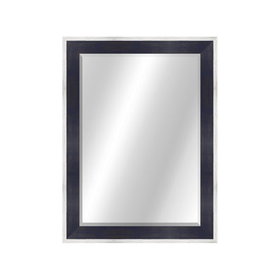 Country Colors II Solid Wood Frame Rectangle Mirror
