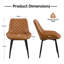 46cm H Upholstered Metal Parsons Chair-112263674-108023532