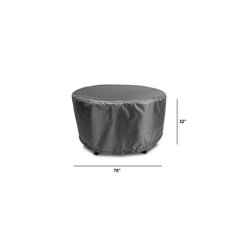 WeatherX Outdoor Patio Table Cover, 32" H x 70" W x 70" D
