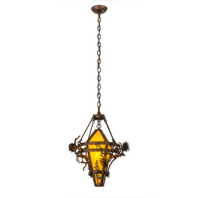 Luminaire suspendu en cuivre 1 lumière Janan