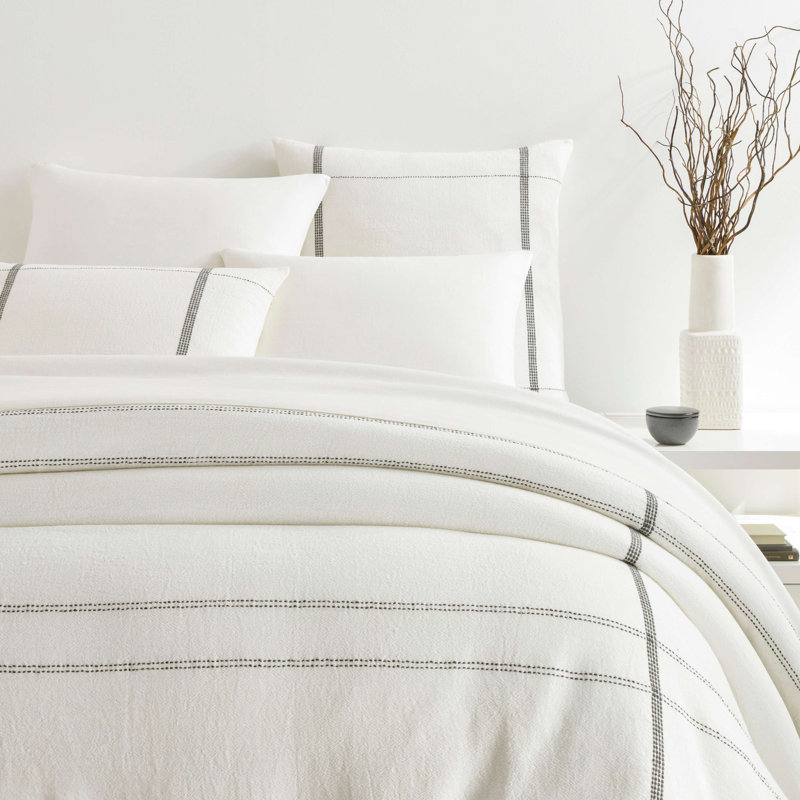 Atherton Duvet Cover, Twin/Twin XL Duvet Cover, Gray
