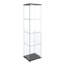 Vitrine moderne en verre avec lumières DEL