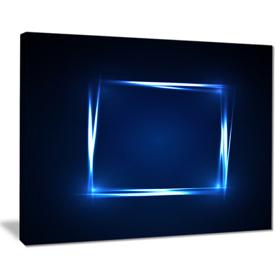 " Neon Shape Blue "