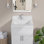 24 In. W X 22 In. D Cultured Marble White Rectangular Single Sink Bath Vanity Top Countertop In Carrara White