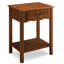 Table d'appoint en bois manufacturé Shaker
