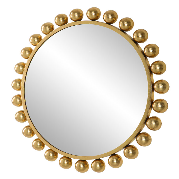 Asana Round Metal Wall Mirror & Reviews | Joss & Main