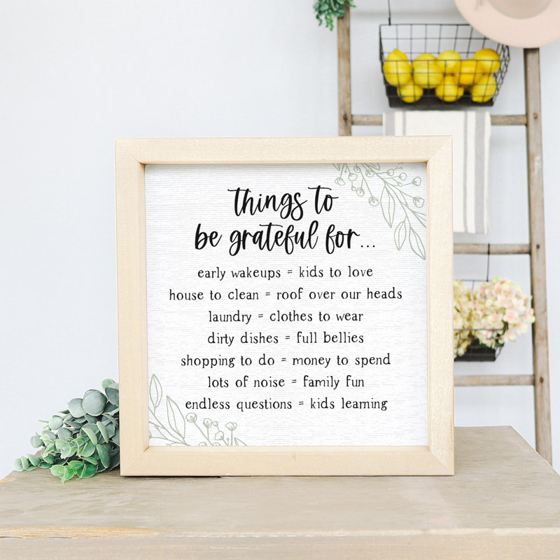 Things To Grateful, H 10 po x l 10 po