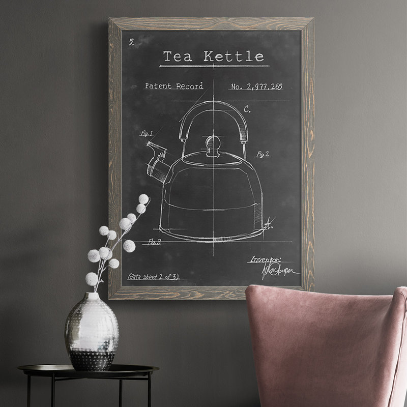Matinée du matin V, H 37,5 po x l 27,5 po x P 1 po, Encadré gris