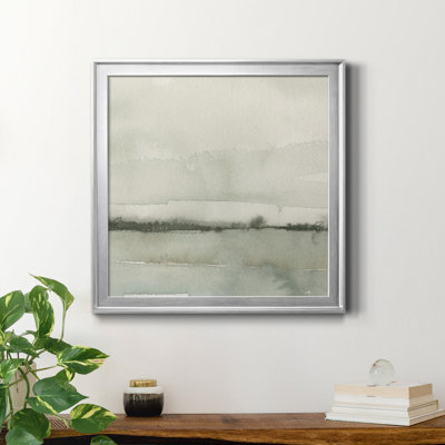 Toile encadrée «I» de Winter Reflections - prêt à accrocher