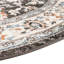 Tapis floral gris / bleu sarcelle / orange Arends-678299802