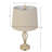 Bay Isle Home™ Modern Table Lamps Set with USB Charging Ports, LED Bulbs and Linen Shades-459934752-460184293