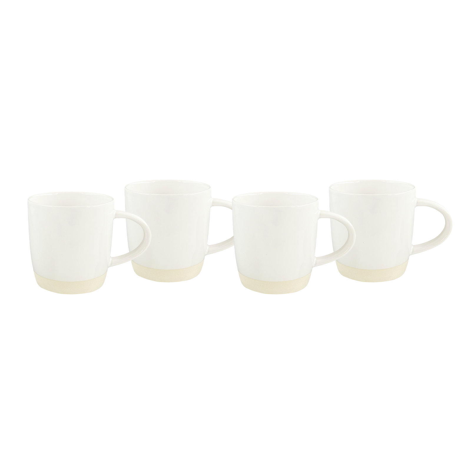 Shell Bisque Porcelain Mug, White
