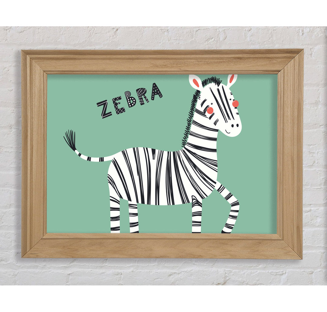 Zebra Stolz - Druck