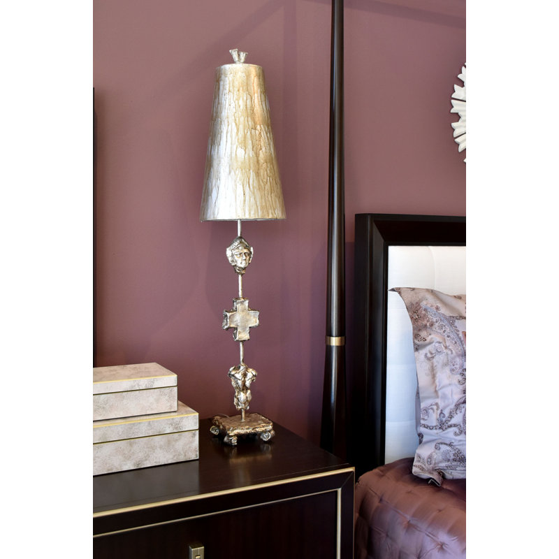 Fragment 40" Table Lamp, Silver