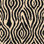Papier peint à motif zébré avec motif animalier amovible