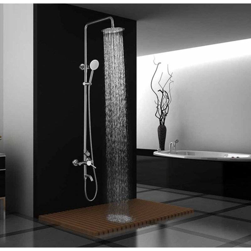 Système de douche complet avec valve brute