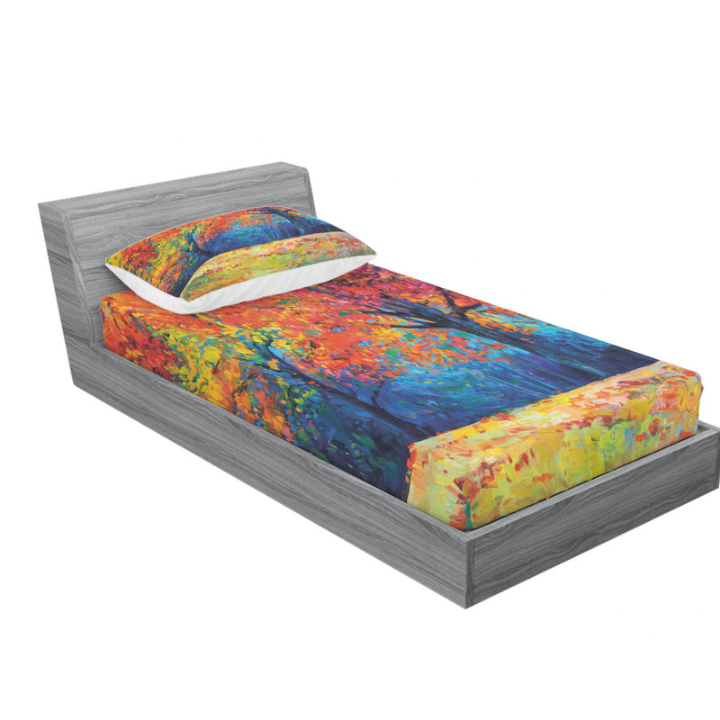 Microfiber Sheet Set, Twin XL Sheet Set with Fitted Sheet