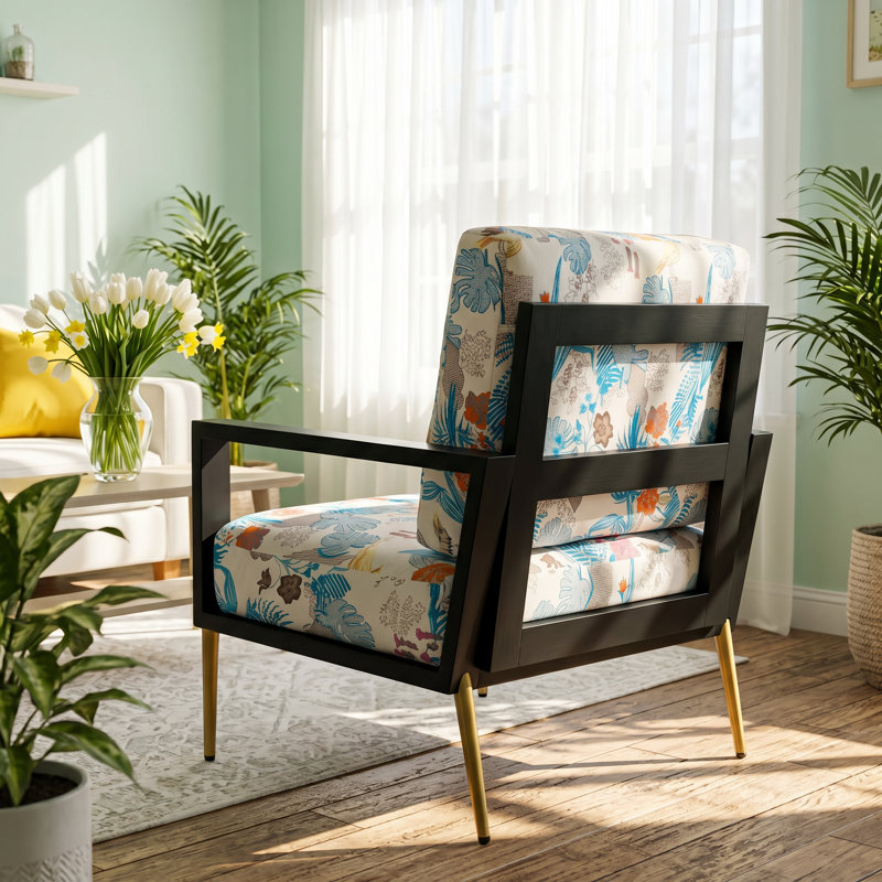 Christopher Knight Home® 28.75" W x 29" D x 35.5" H Velvet Floral Armchair