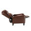 Fauteuil inclinable manuel en cuir véritable 29,5 po Amee-937709903