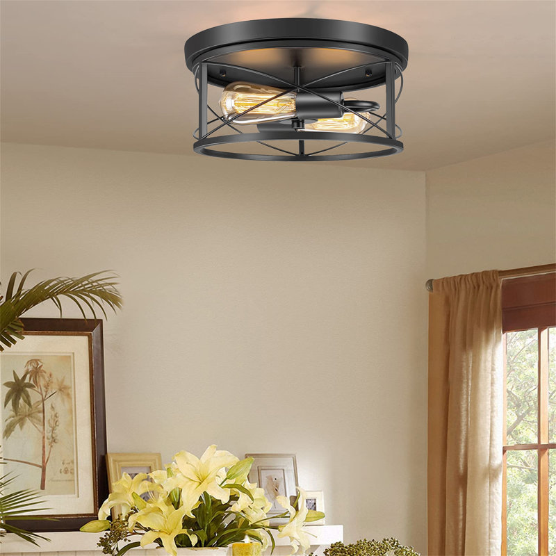 Plafonnier encastré 2 lumières 9,44 po 