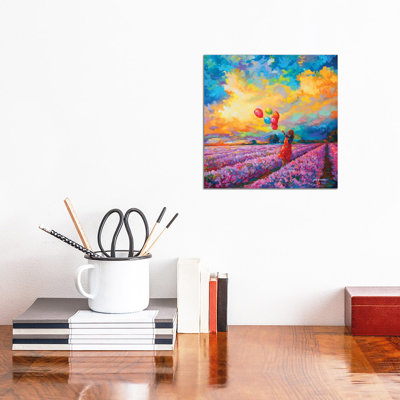 Impressionist Art by Leon Devenice - Wrapped Canvas Painting