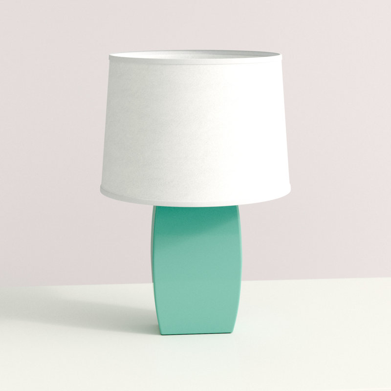 Shyam Ceramic Table Lamp, Gloss Mist