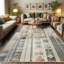 Machine Printed 152cm X 76cm Area Rug