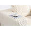 Velours côtelé à siège unique avec conception entièrement compressée, doux et velours côtelé, aucun assemblage requis, rembourrage en éponge à haute densité, couleur blanche pour un décor décontracté, apparence minimaliste, assemblage, coussins,