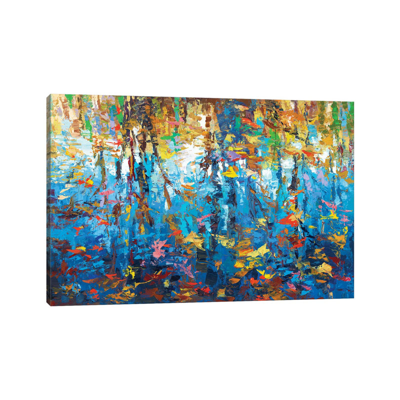 Reflections Of The Past by Leon Devenice - Painting on Canvas, Wrapped Canvas, 45.72cm H x 66.04cm W x 3.81cm D