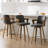 Upholstered Swivel Counter & Bar Stool With Armrest-332863167-302295353
