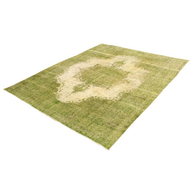Tapis vert lime couleur transition 10 pi 1 po x 12 pi 1 po