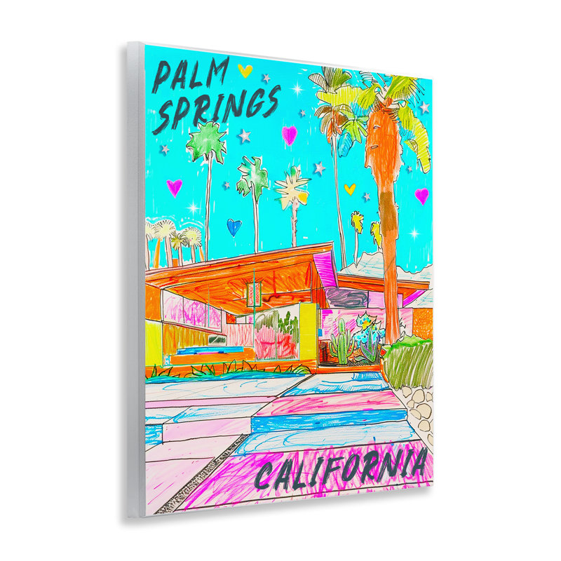 Plaque murale Palm Springs Canyon, design par Jess Stempel