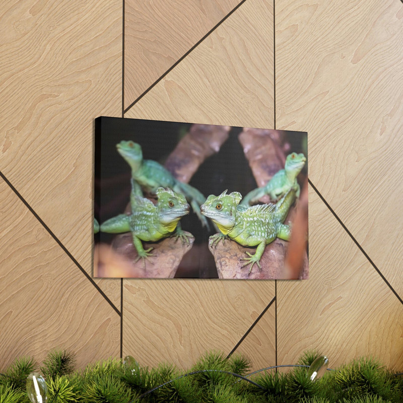 «Group of Helmet Bearing Basilisk Print», art mural