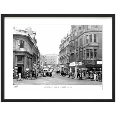 Newport, High Street C1950 - Single Picture Frame Print
