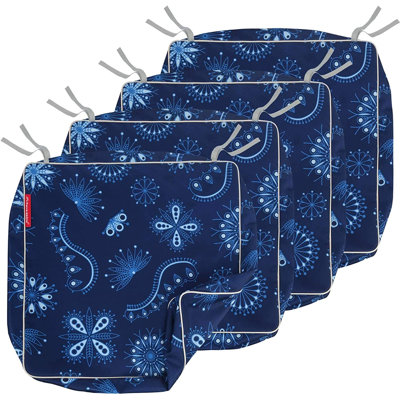 Outdoor 4'' Dining Chair Cushion Cover