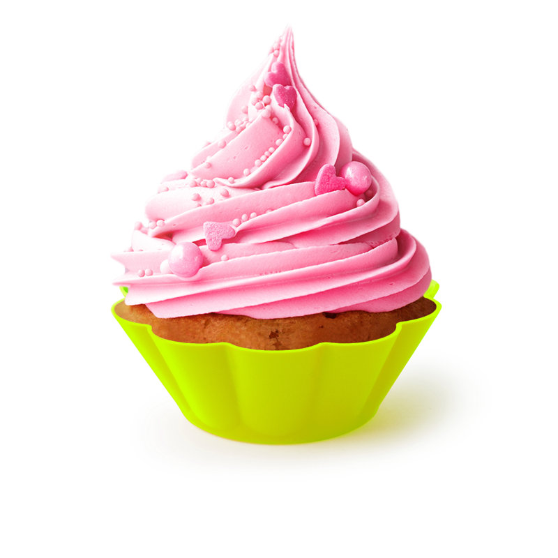 Bakelicious Non-Stick Silicone Baking Cup with Lid