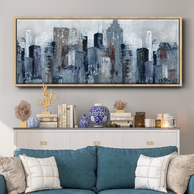City Mood - Toile encadrée, H 8 po x l 20 po