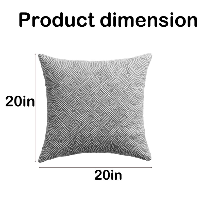 Geometric Weave Pillow