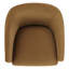 Chaise de salle à manger rembourrée avec roulettes Temara Hauber (ensemble de 2)-115420149