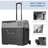 HOMCOM 50 L Mini Fridge with Freezer