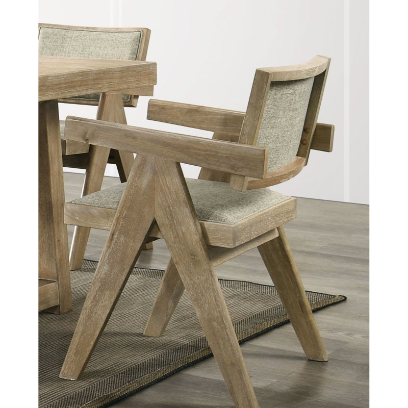 Fauteuils de salle à manger 2 pièces Contemporary, Chêne