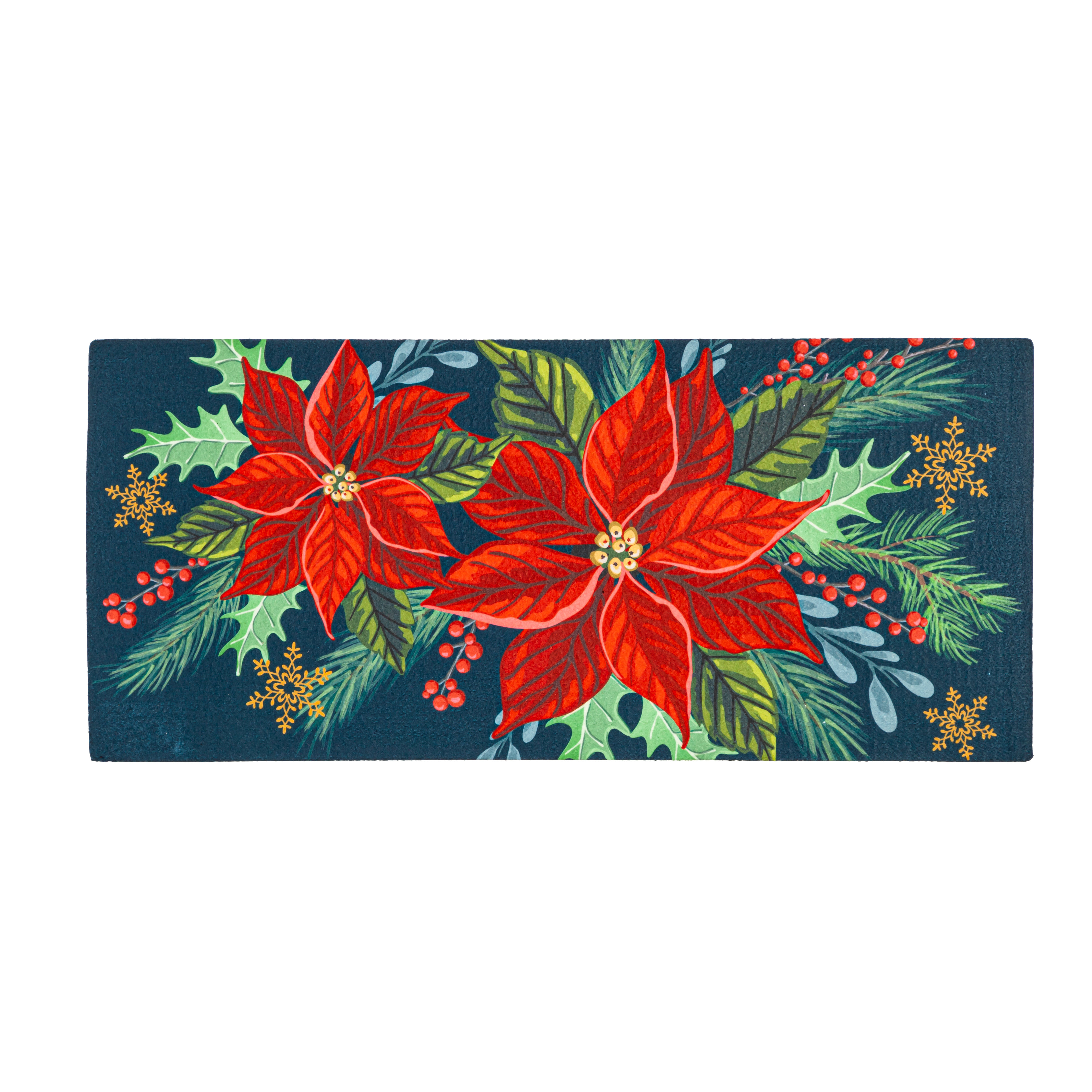 https://assets.wfcdn.com/im/94909791/compr-r85/2350/235067969/ellisa-happy-holidays-poinsettia-sassafras-insert-mat.jpg