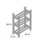 Bookcase, 3 Shelf Storage Unit, Pre-sanded-124350548
