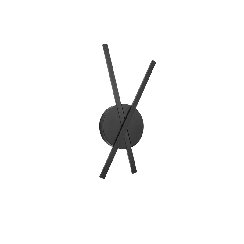 LED Wallchiere, Black
