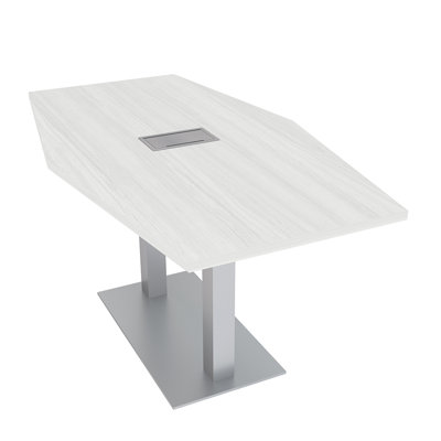 Hexagon Shaped Conference Table With Power And Data