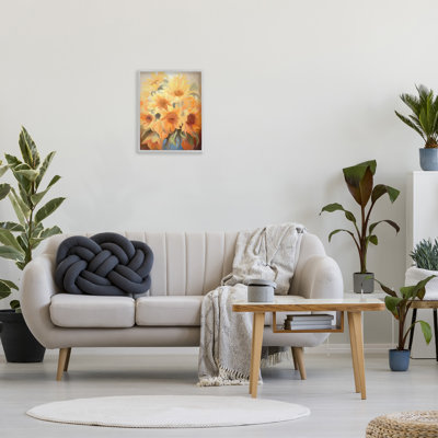 Fleurs jaunes traditionnelles encadrées par Ramona Murdock