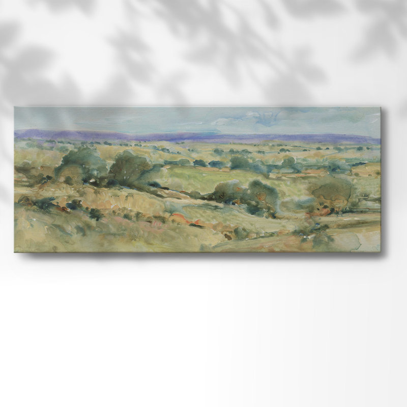 Doux ciel lavande I sur toile, H 8 po x l 20 po x P 1,5 po