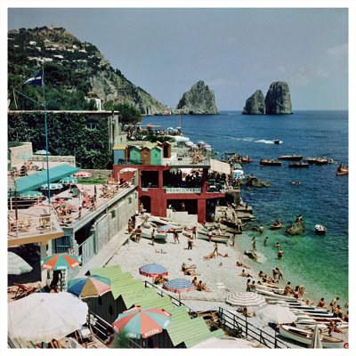 Getty Images, "Marina Piccola, Capri I", Slim Aarons, January 1, 1958 (Print Only)