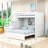 Bunk Bed with Wardrobe,USB and Lights-1243311362
